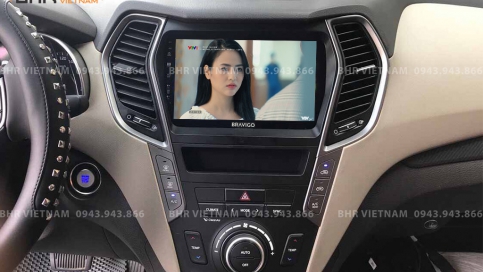 Màn hình DVD Android liền camera 360 xe Hyundai Santafe 2012 - 2018 | Bravigo Ultimate (4G+64G)  
